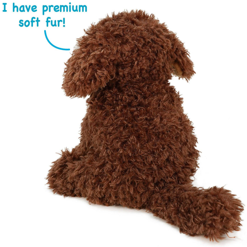Plush Labradoodle Chocolate Laurel The Labradoodle Stuffed Animal Plush