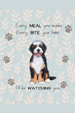 Bernedoodle, oven mitt set