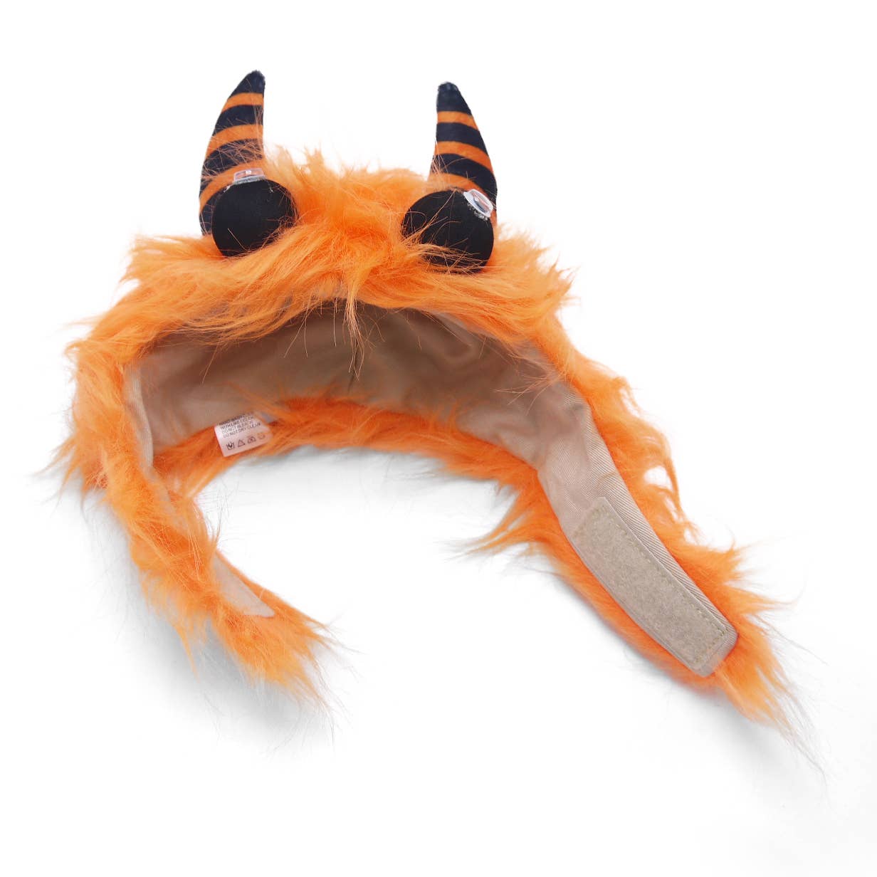 Furry Monster Dog or Cat  Costume Hat Orange