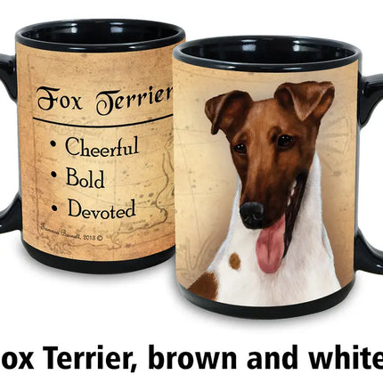 Fox Terrier Smooth Brown & White Mug Coffee Cup