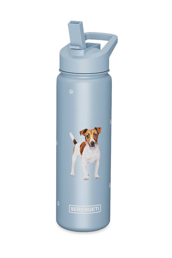 *Jack Russell Terrier Stainless Steel Water Bottle 24 Oz. Serengeti