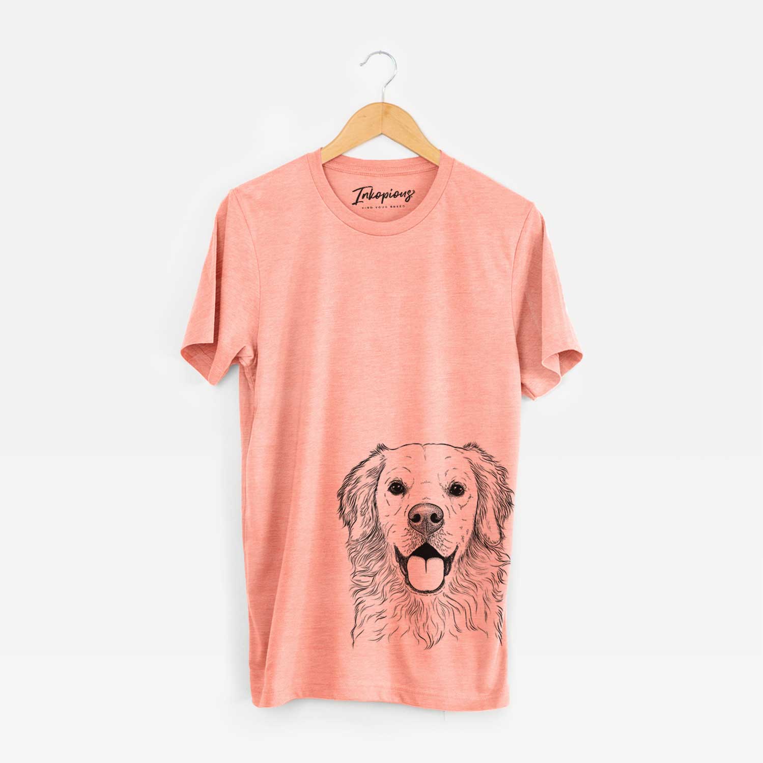 Golden Retriever Tee- Juniper