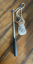 Cat Toy Fishing Retractive Pole Toy With Attachment for Lure