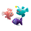 Doy Toy Fish Small Dog 3pc Plush Set