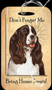 Travel in Style with Our Springer Spaniel Liver Luggage Tag