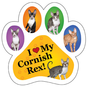 Show off your love for your favorite furry friend with our Cornish Rex Paw Magnet! Perfect for your car trunk or any magnetic surface, this adorable paw-shaped magnet features a vibrant image of your favorite dog or cat breed. Made from durable, weather-resistant materials, it’s designed to withstand the elements while adding a touch of personality to your vehicle or home.