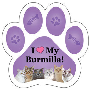 Show off your love for your favorite furry friend with our Burmilla Paw Magnet! Perfect for your car trunk or any magnetic surface, this adorable paw-shaped magnet features a vibrant image of your favorite dog or cat breed. Made from durable, weather-resistant materials, it’s designed to withstand the elements while adding a touch of personality to your vehicle or home. 