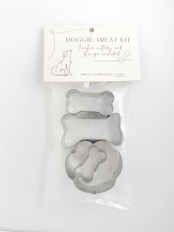 Dog Treat Cookie Cutter 4 Piece Set