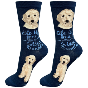 Goldendoodle Dog Socks Unisex