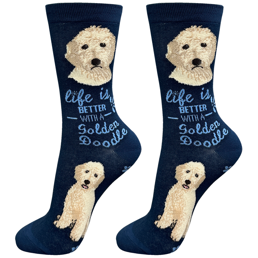 Goldendoodle Dog Socks Unisex