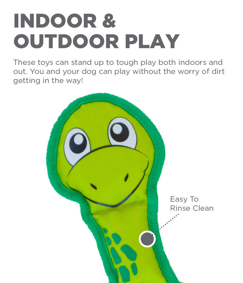 Outward Hound Fire Biterz Sea Turtle Green Medium