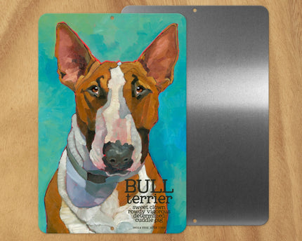 Bull Terrier -UD Metal Sign