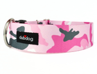 Pink Camo Dog Collar