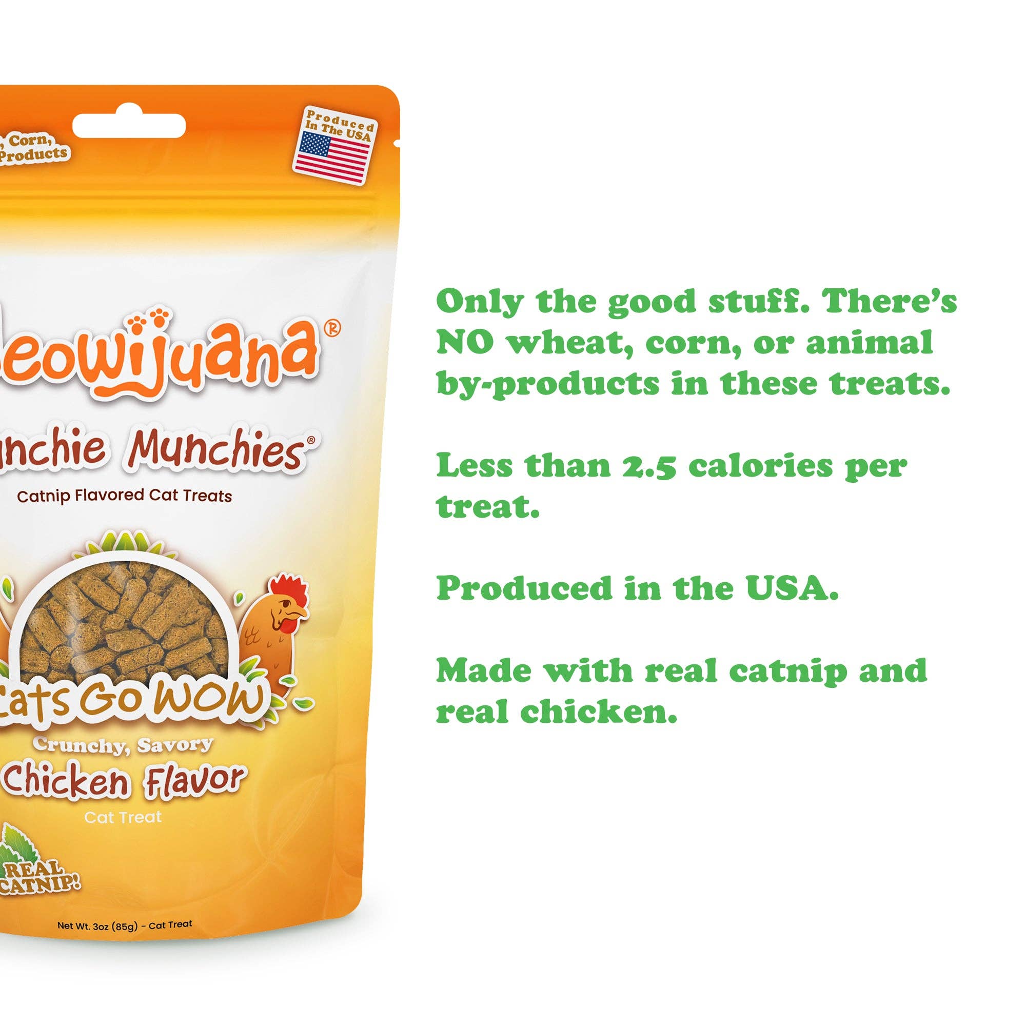 Cat Treat Crunchie Munchies Chicken Treats