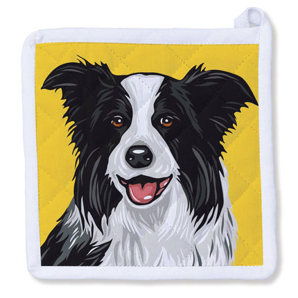 Border Collie Potholder  