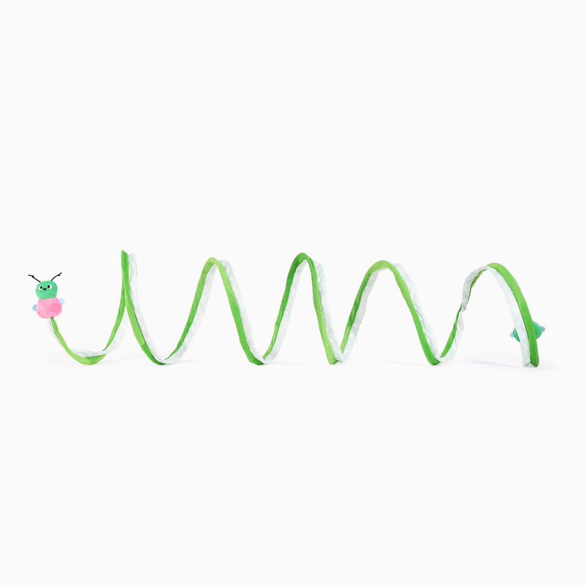 Cat Toy Caterpillar Springy Tunnel Catnip Toy