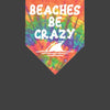 Beaches Be Crazy Dog Bandana