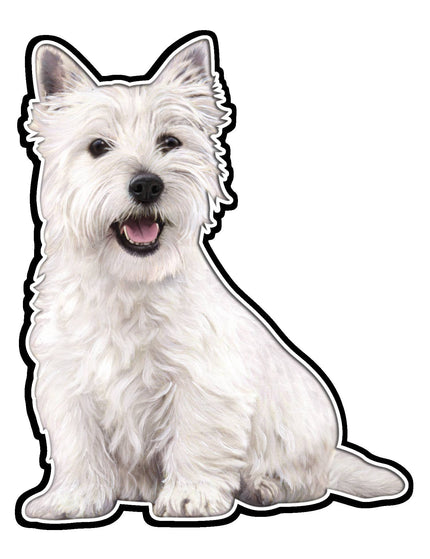 Wesh Highland Terrier  - Vinyl Sticker