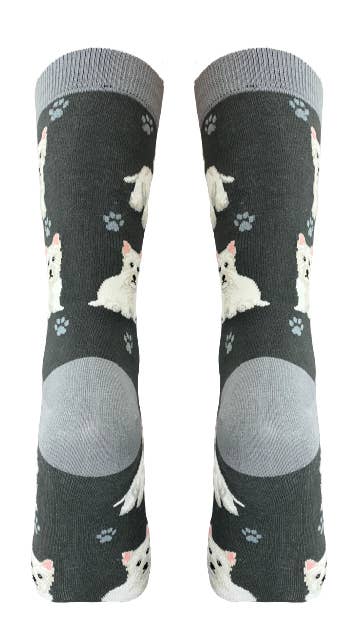 Westie Socks - Fun Novelty Dog Socks - Unisex