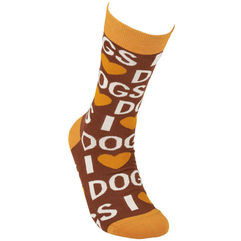 I Love Dogs Socks