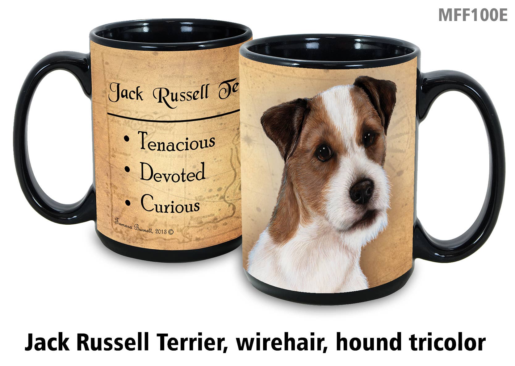 Jack Russell Terrier Tri Rough Mug Coffee Cup