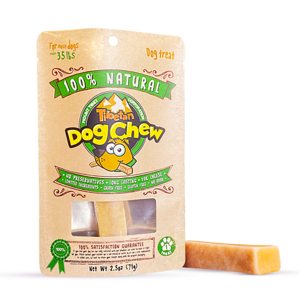 Tibetan Dog Chew for dogs under 35 lbs- Medium