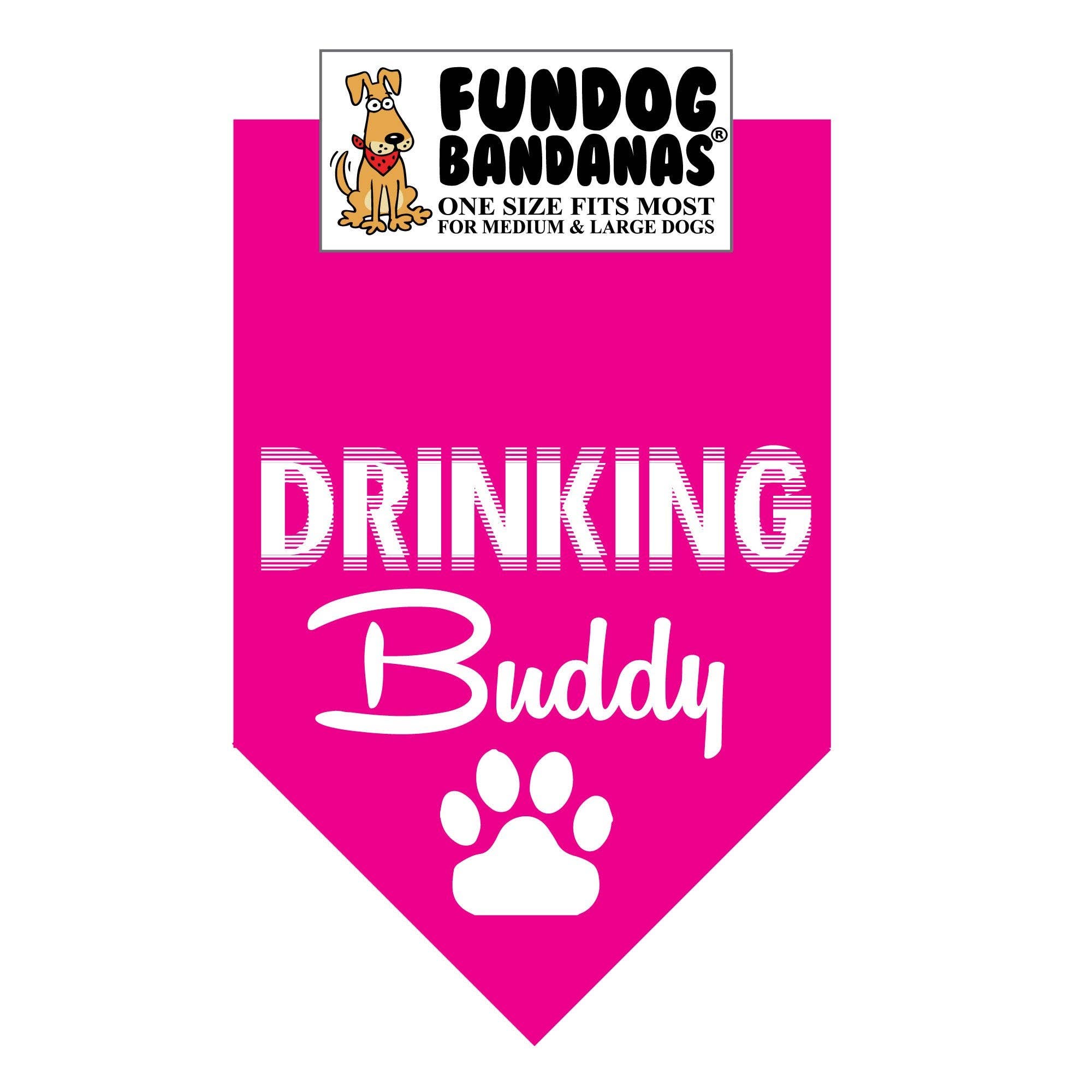 Drinking Buddy Dog Bandana