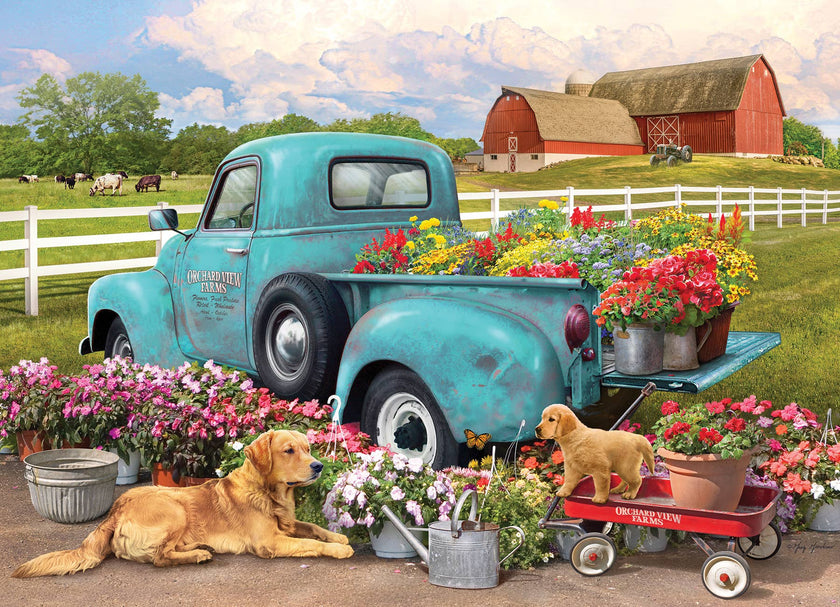 Flower Truck 1000pc puzzle