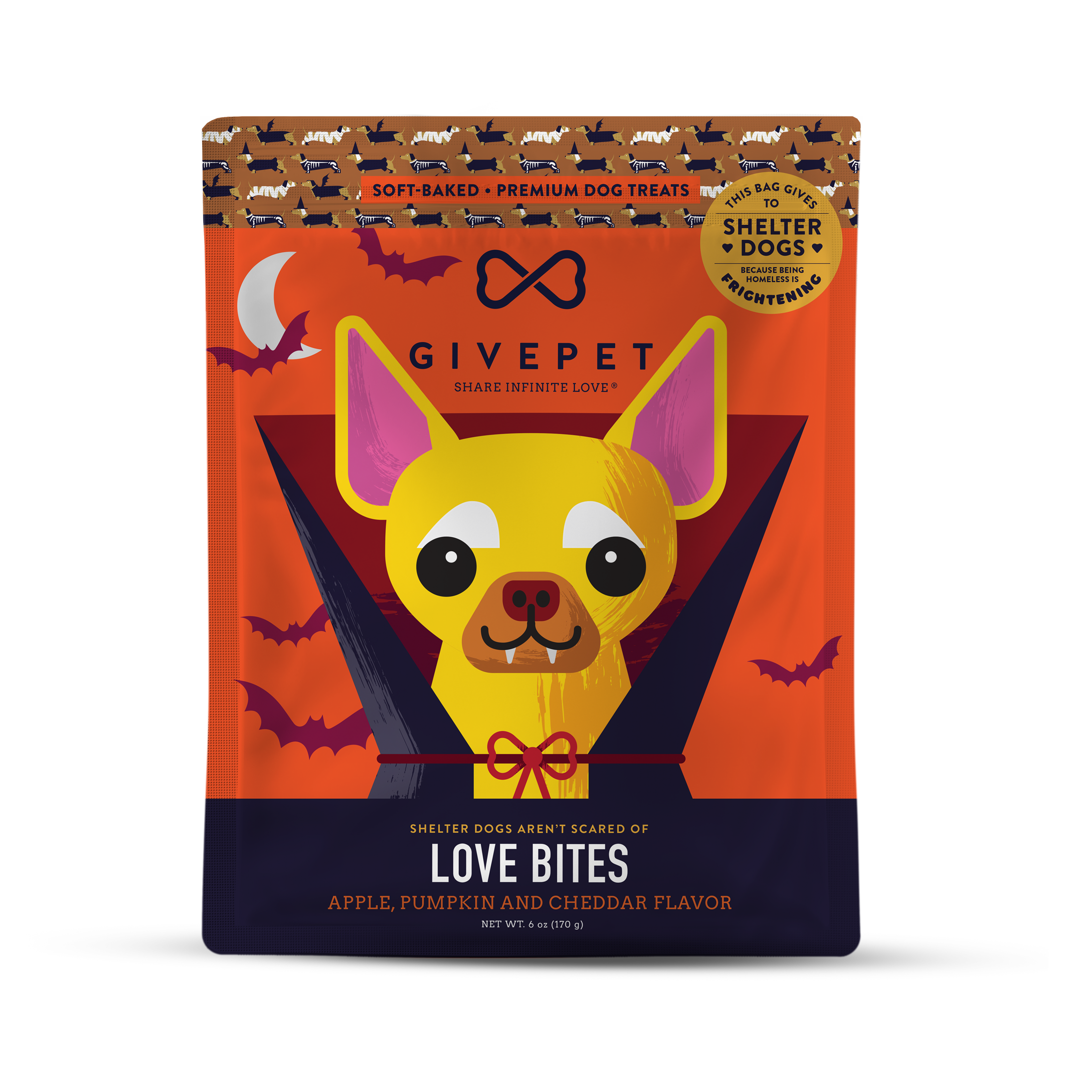 GivePet Love Bites Halloween Dog Treats