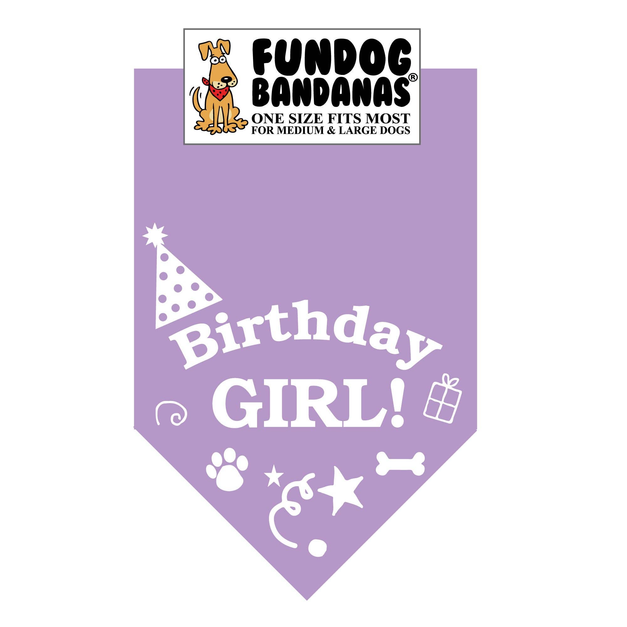 Birthday Girl Dog Bandana