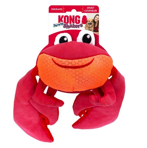 KONG® Shakers™ Shimmy Crab Dog Plush Toy Medium