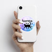 Karma is a Cat Purring on my Lap Laptop Bottle Sticker