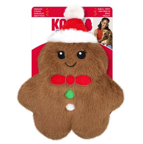 KONG Holiday Snuzzles Gingerbread Md