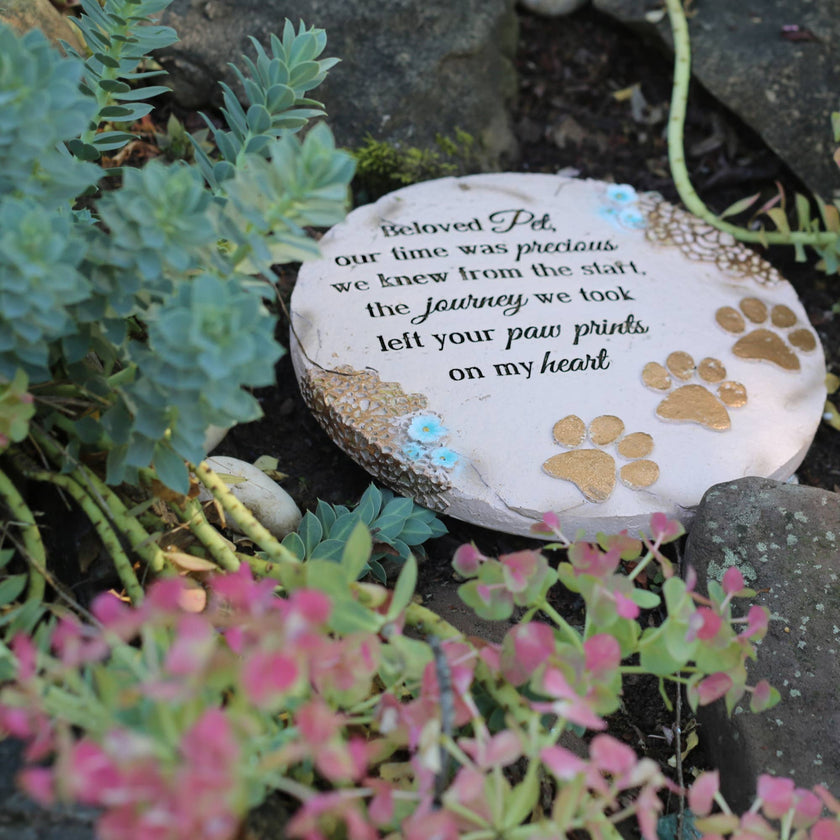 Beloved Pet Memorial Garden Stone
