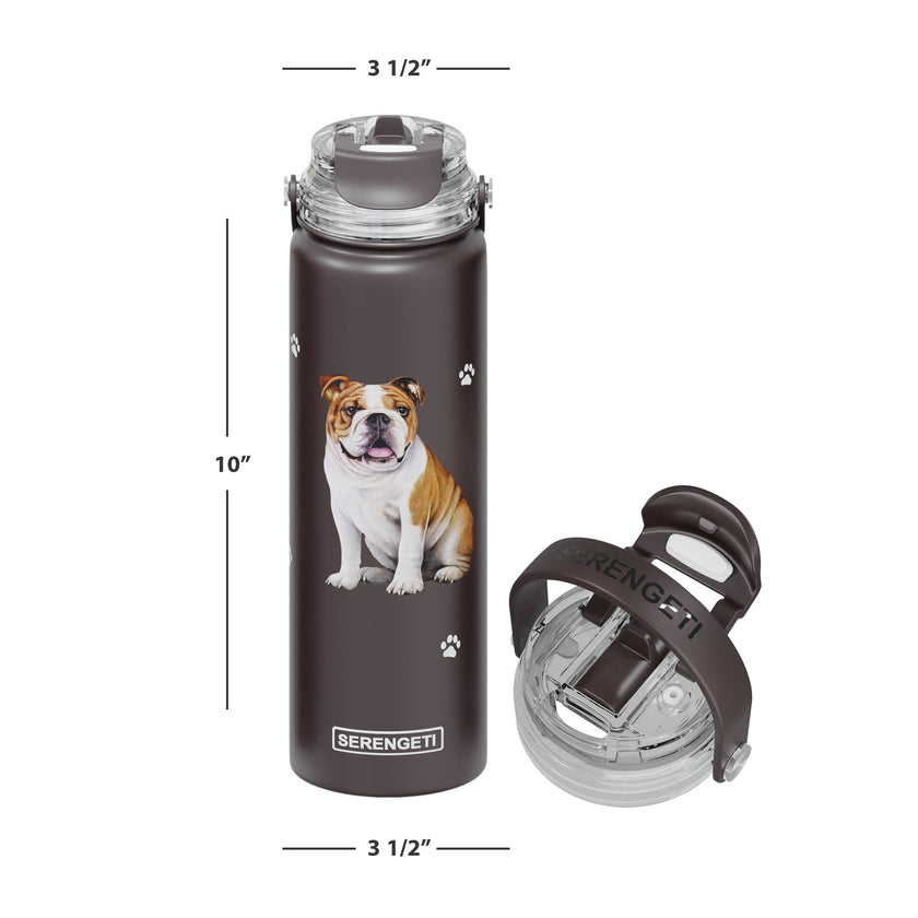 Bulldog Stainless Steel Water Bottle 24 Oz. Serengeti
