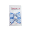 Blue & White with Tiara Dog Hair Bows