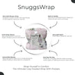 Bichon Frise Snugg Wraps with Hoodie – Ultra Soft Sherpa Fleece Wrap for Pet Lovers