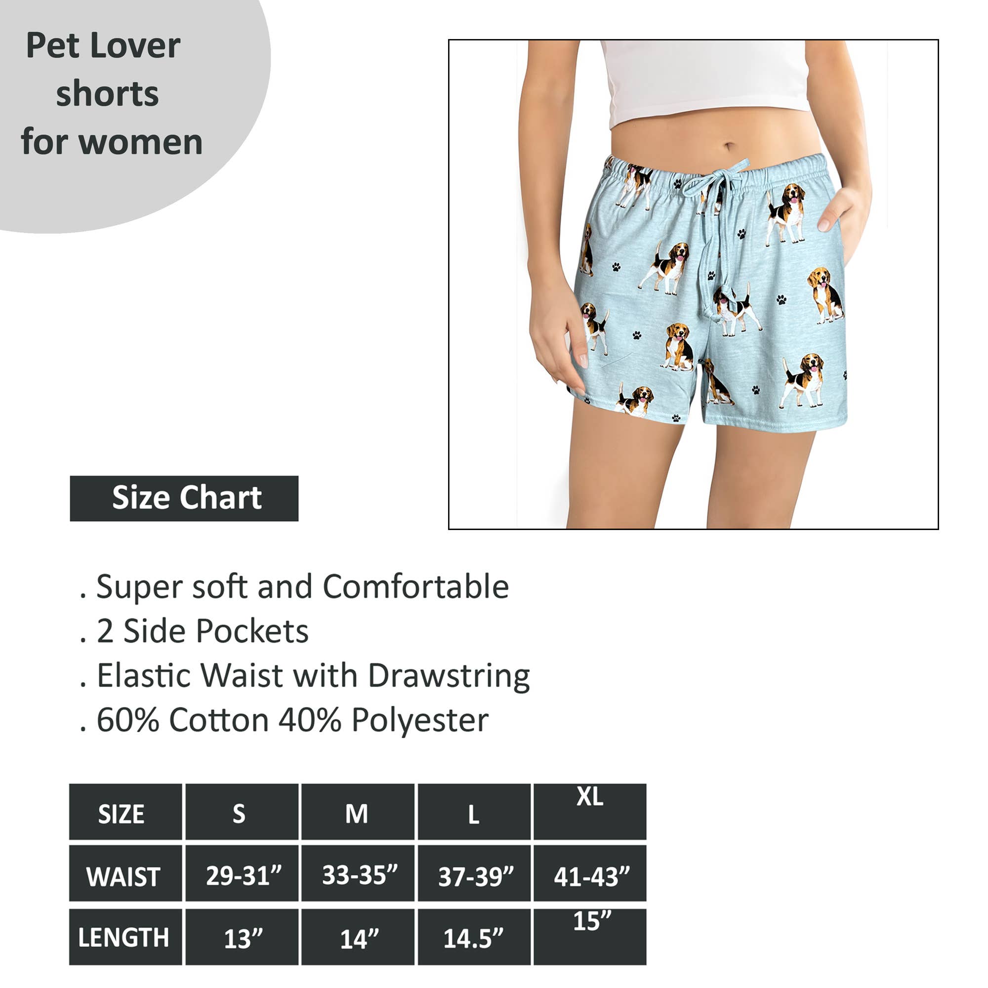 Beagle Lounge Shorts