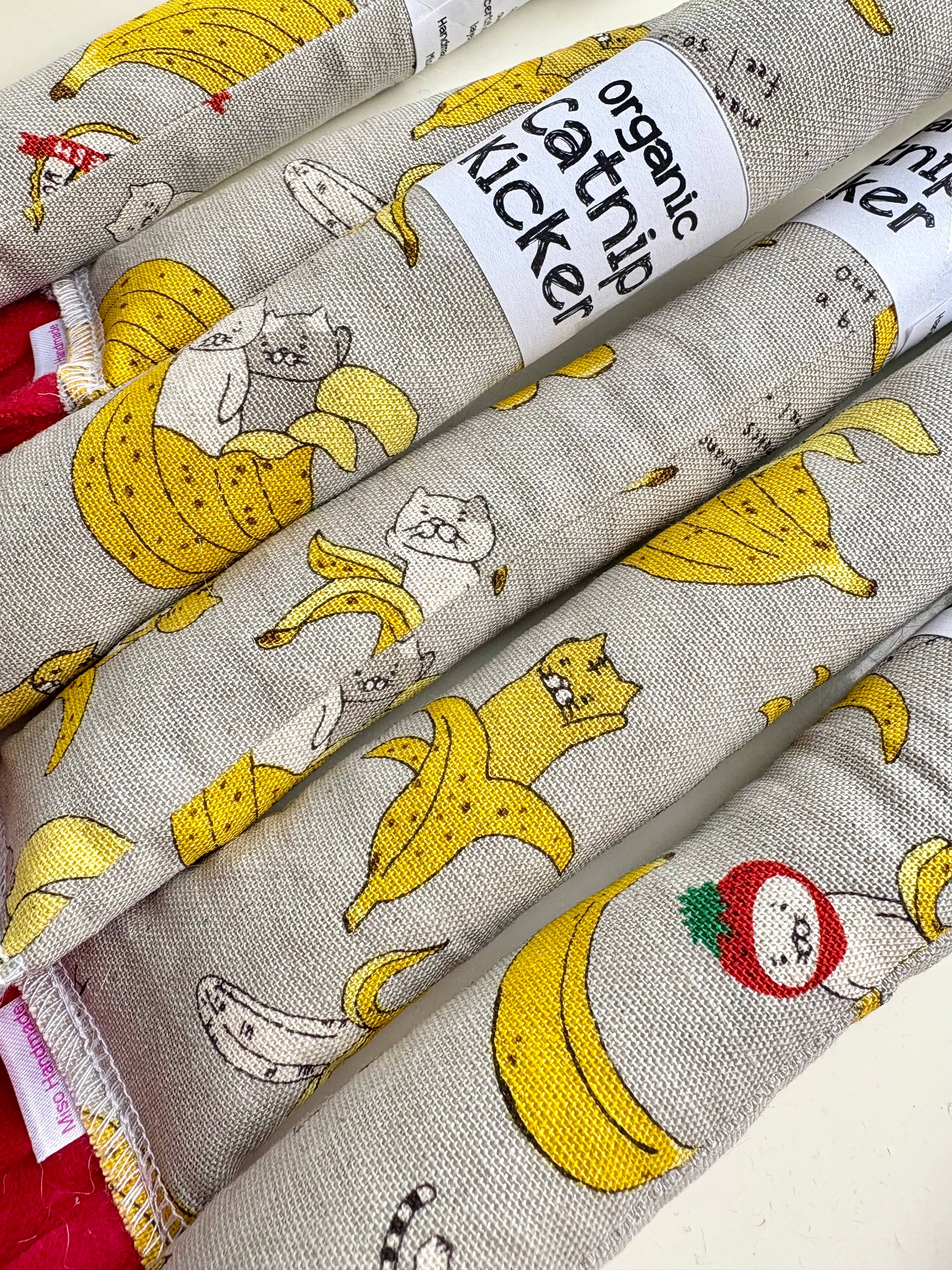Cat Toy Catnip Kickers Stuffed Fleece Toy