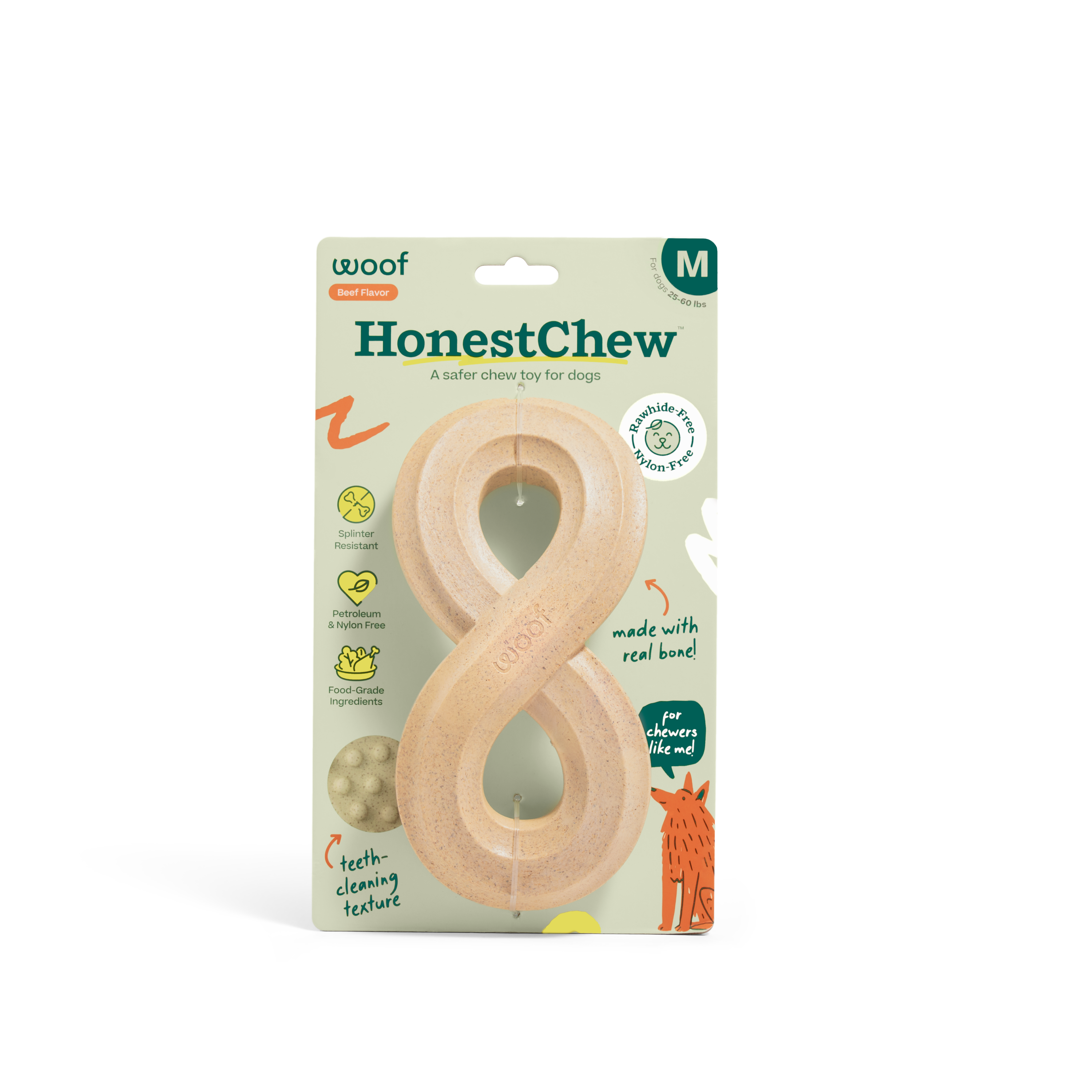 Dog Toy Infinity Chew Natural HonestChew Toy