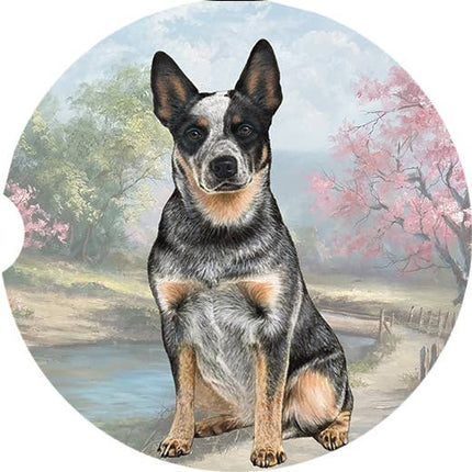 Australian Cattle Dog Car Coaster