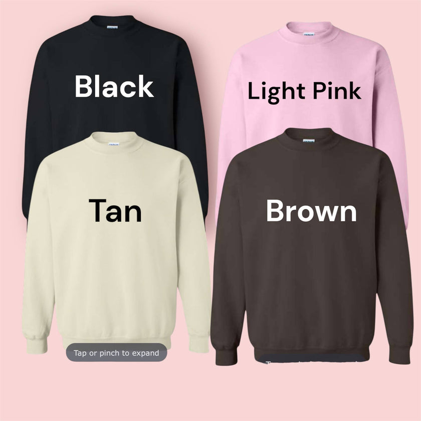 Crewneck Embroidered Dog Mom Essentials Sweatshirt