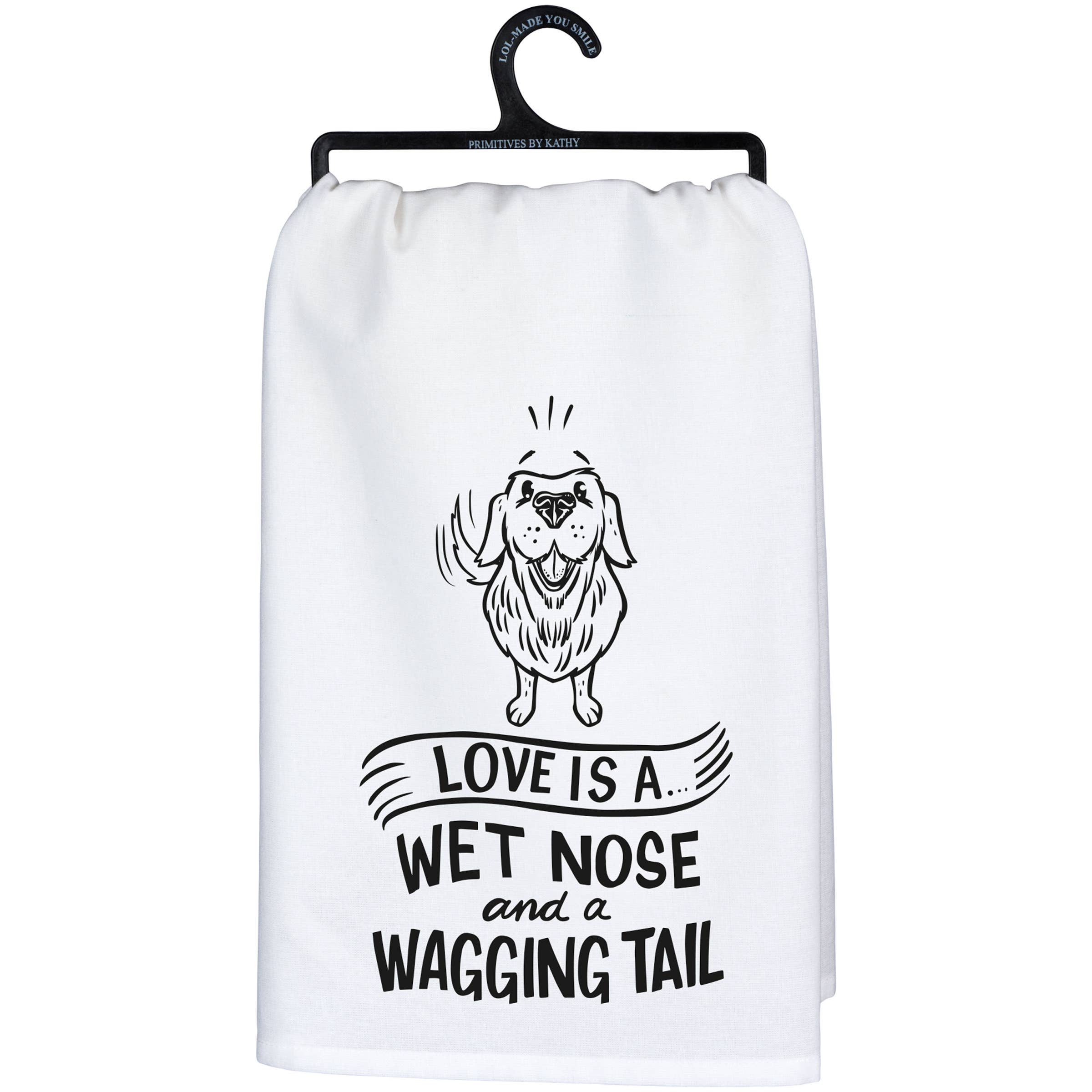 Wagging Tail Kitchen Towel