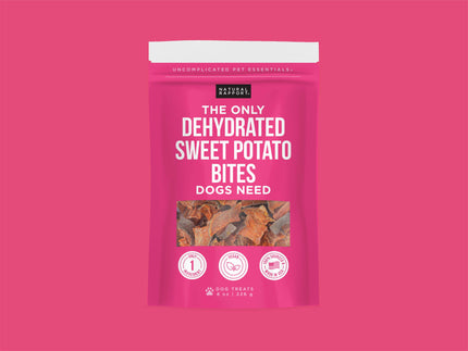 The Only Dehydrated Sweet Potato Bites Dogs Need