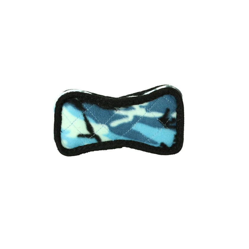 Tuffy Jr Bone 2 - Camo Blue, Durable, Tough, Squeaky Dog Toy