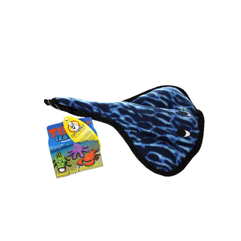 Tuffy Ocean Stingray, Durable, Tough, Squeaky Dog Toy