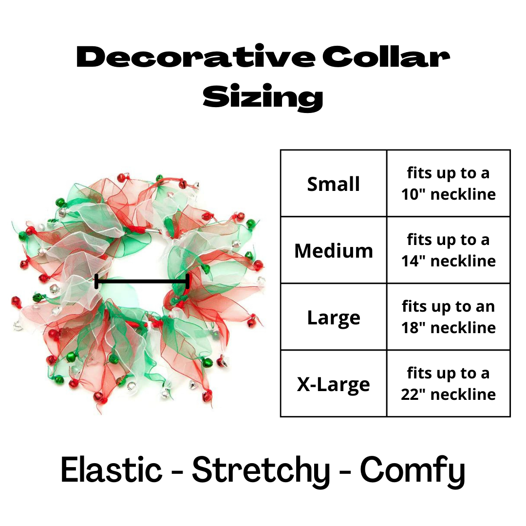 Christmas Jingle Bells Decorative Dog Collar