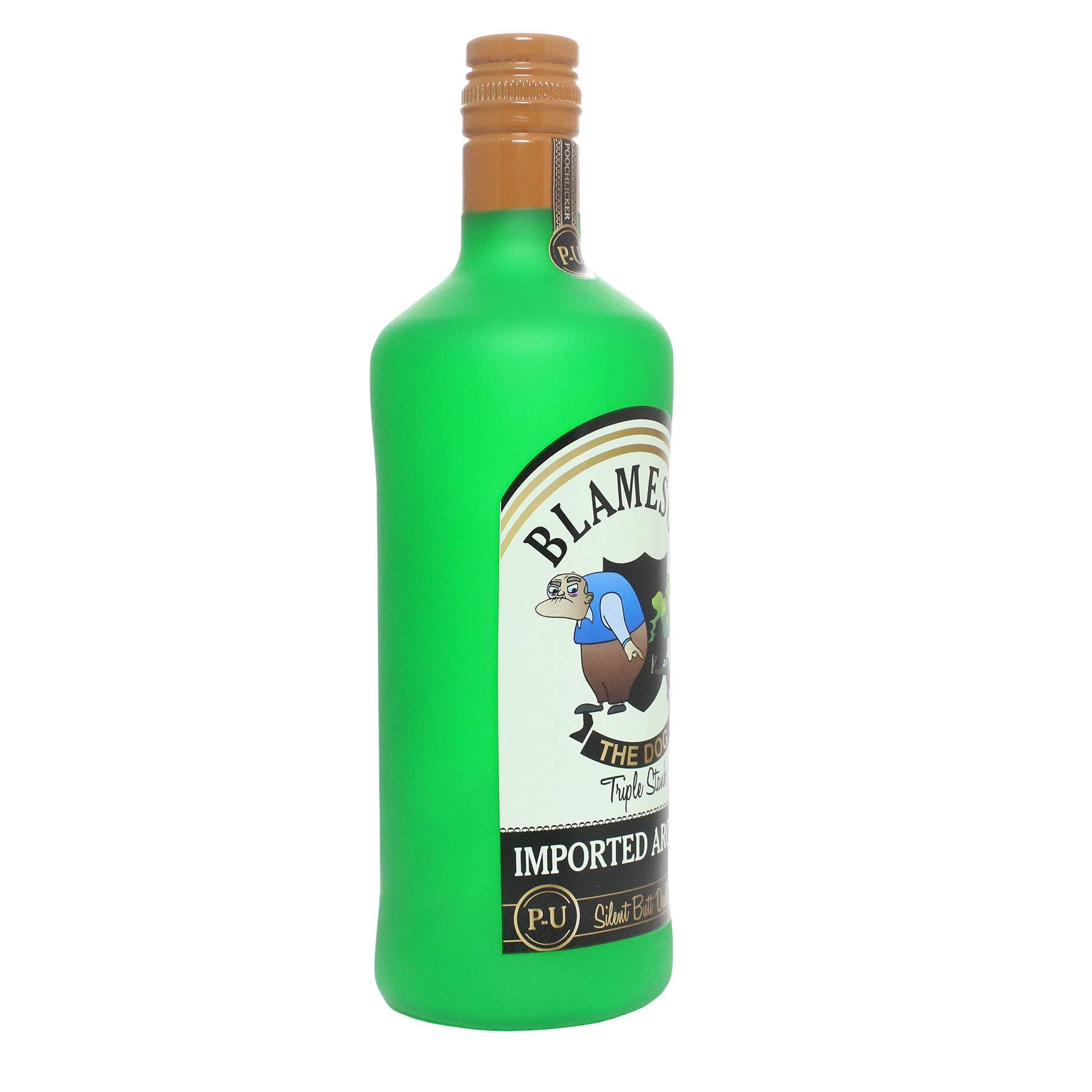 Silly Squeaker Liquor Bottle Blameson, Squeaky Dog Toy