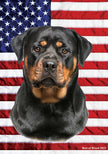 Rottweiler All-American III Garden Flag