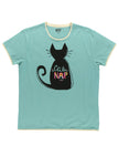 PJ Tee Cat Nap Blue Women's Regualr Fit PJ Shirt